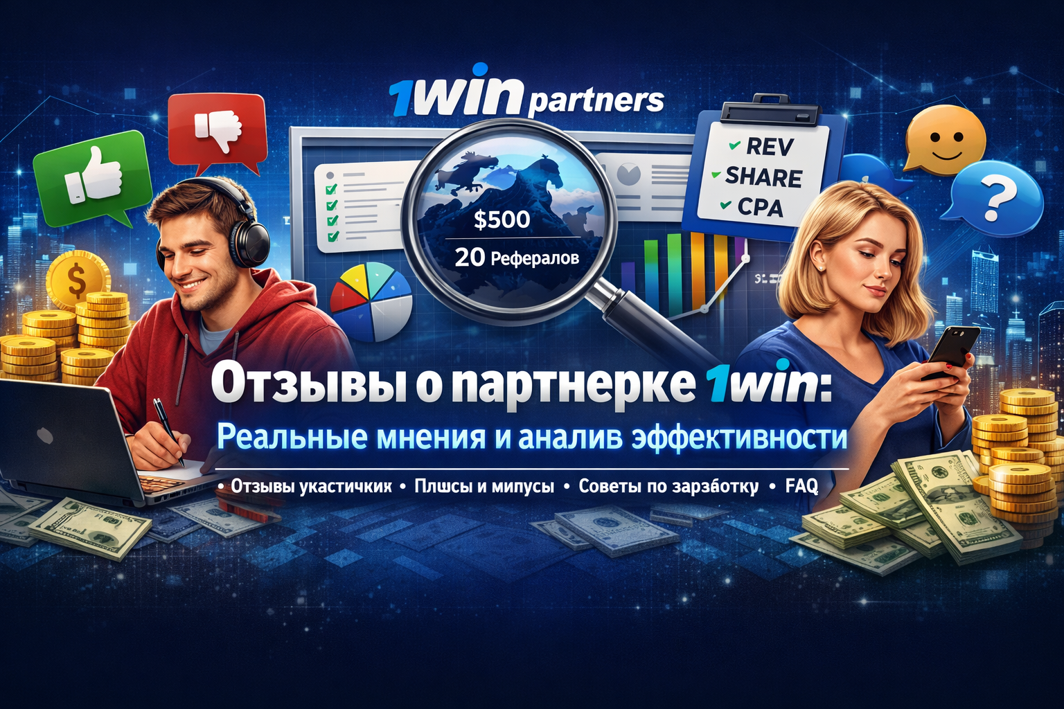 1win affiliate программа — комментарии: честные отзывы пользователей и разбор доходности